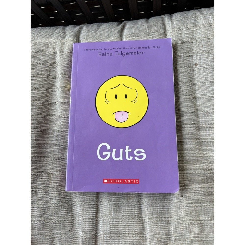 Guts Graphic Novel by Raina Telgemeier 2019 Trade Paperback Scholastic